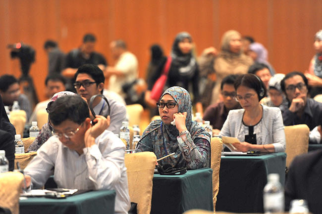A section of the attendees during the talk. 